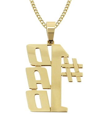 Ladies Number Name Plate Necklace | Appx. 7.6 Grams