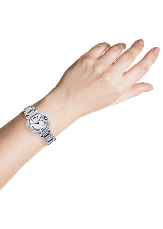Cartier Ballon Bleu Watch For Women | Stainless Steel | 28 Mm