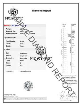 Pave Diamond EngagementRing Classic Baguette 14K Yellow Gold